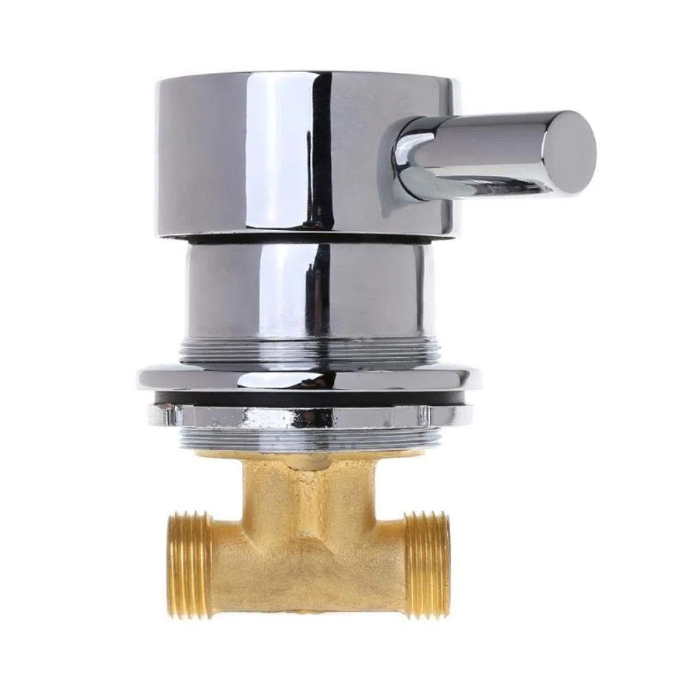 Mitigeur Cabine de Douche mélangeur de vanne de mélange d'eau froide chaude robinet de sortie deux en un G1/2 "pour la salle de douche