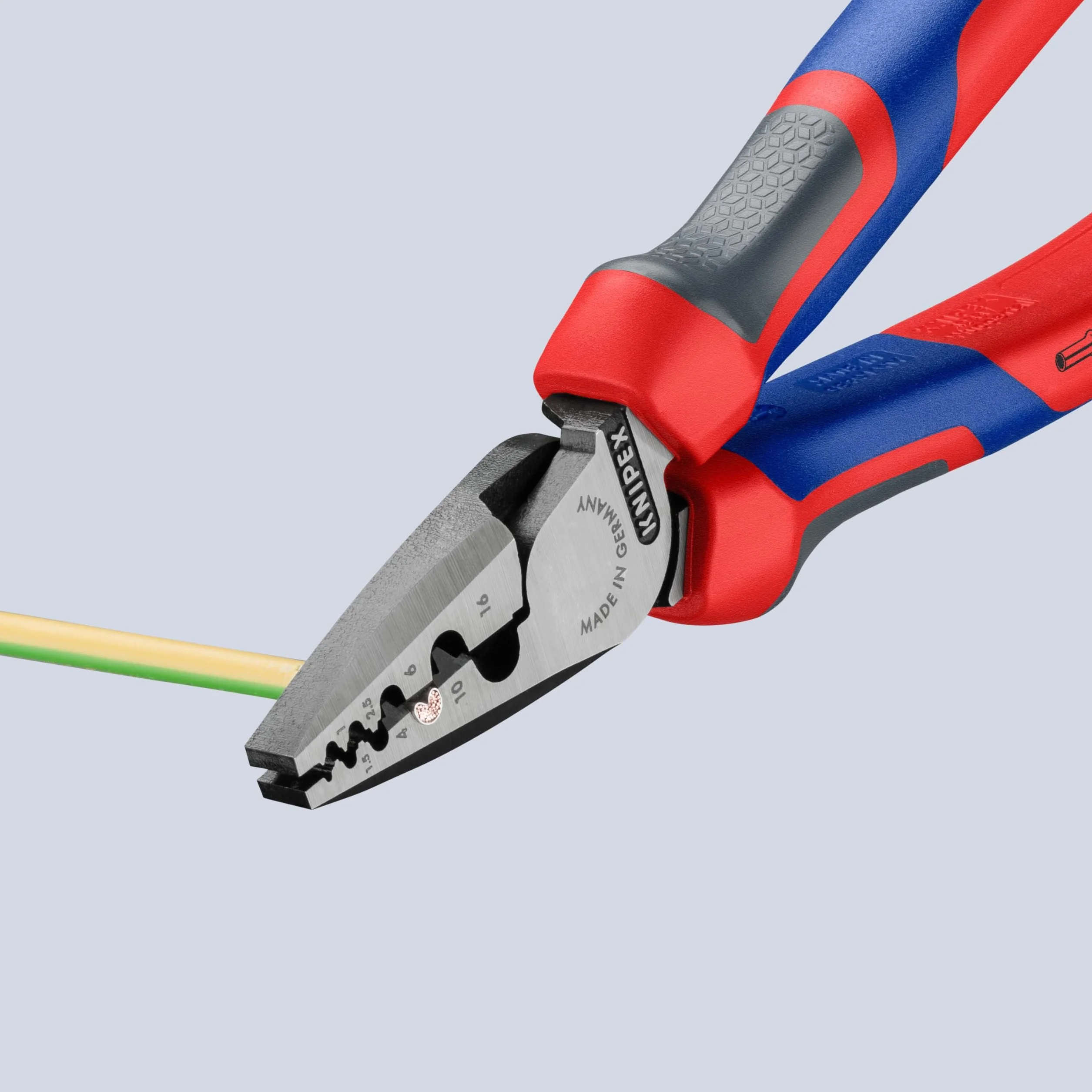 Knipex Pince à sertir pour embouts de câble avec poignées comfortables 180 mm, 97 72 180