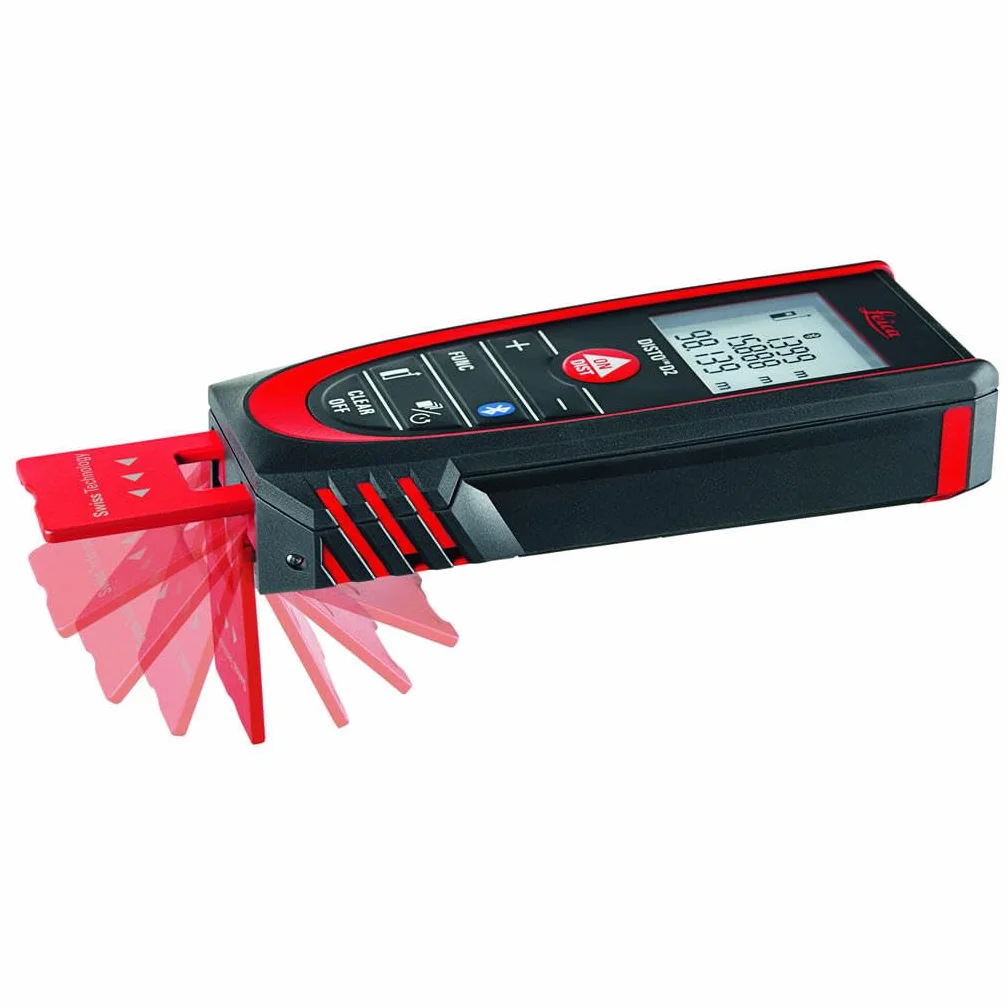 Leica – lasermètre Vert avec NFC et Bluetooth (Utilisation d'’Une Application), Embout Rabattable et capteur d'’Inclinaison, pour Les mesures dans des environnements très Lumineux