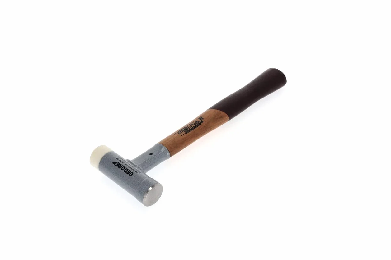GEDORE Marteau KOMBI-PLUS R, Avec manche en bois, Marteau Europe centrale/massette, Ø 30 mm, Sans rebond, Manche en hickory, 247 H-30