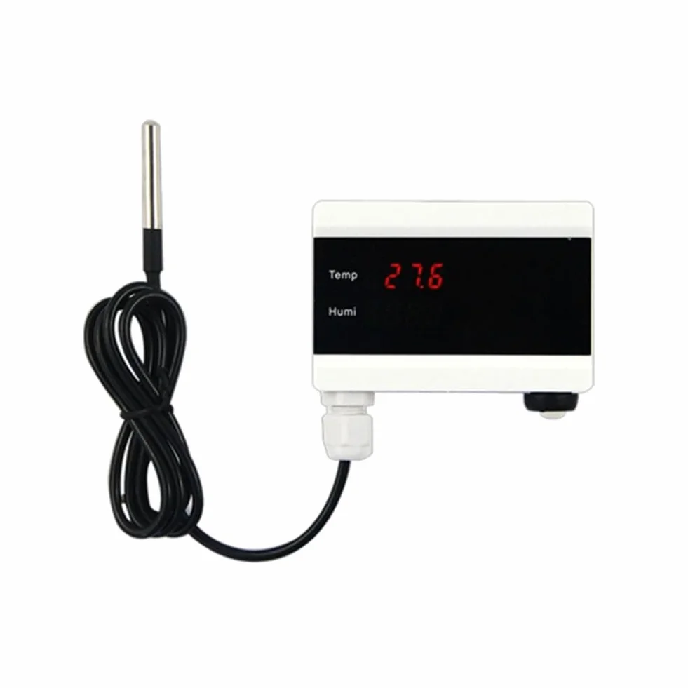 Capteur de Température WiFi Tuya Thermomètre Détecteur Affichage Numérique Maison Smart Life App Alerte Alarme D' de Congélateur Prise UE Facile à Utiliser