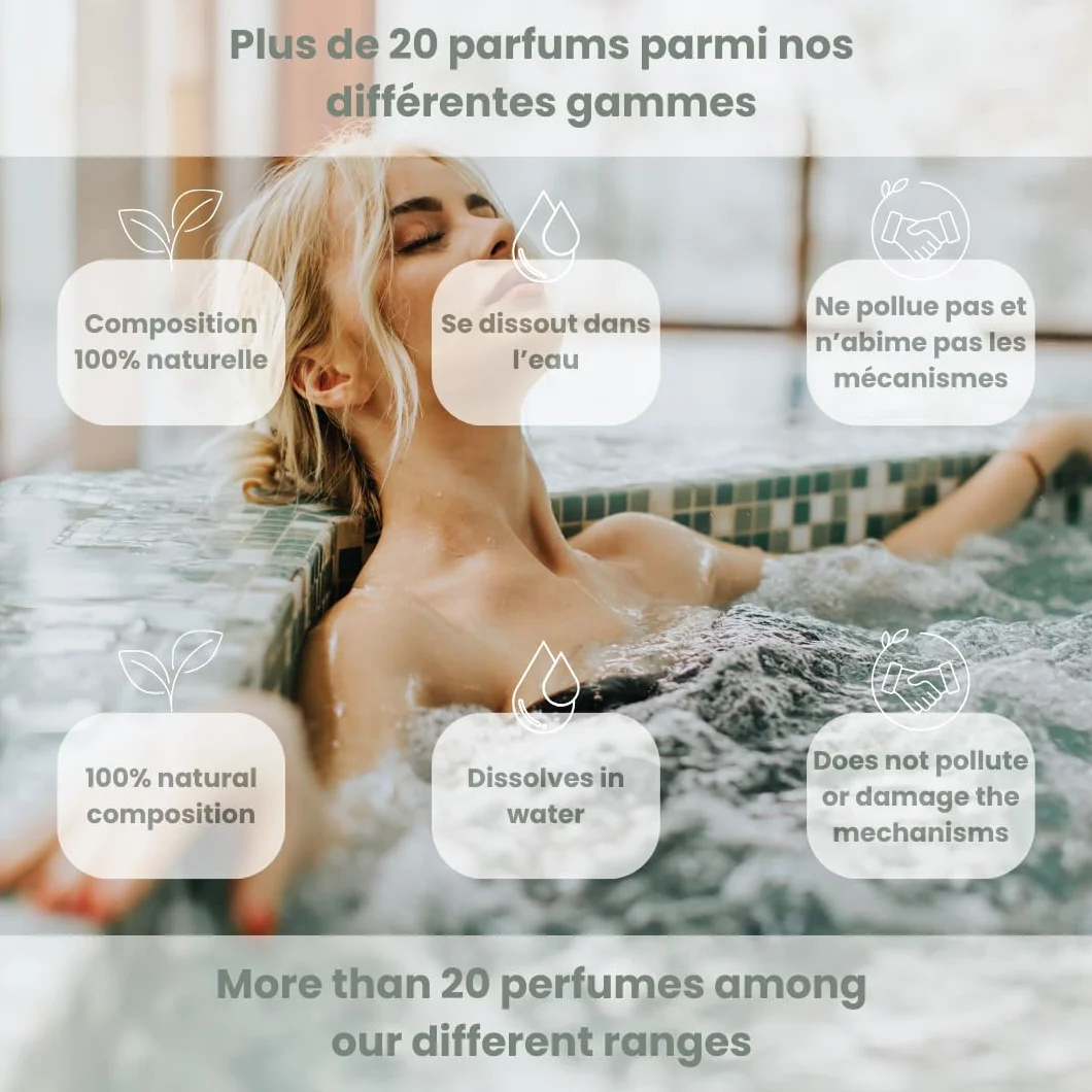 Camylle - Voile de Sauna Fleur D'Oranger - Fragrances à base d’Huiles Essentielles 100% Pures et Naturelles pour Sauna - Déstressant aux arômes suaves et captivants - 500ml