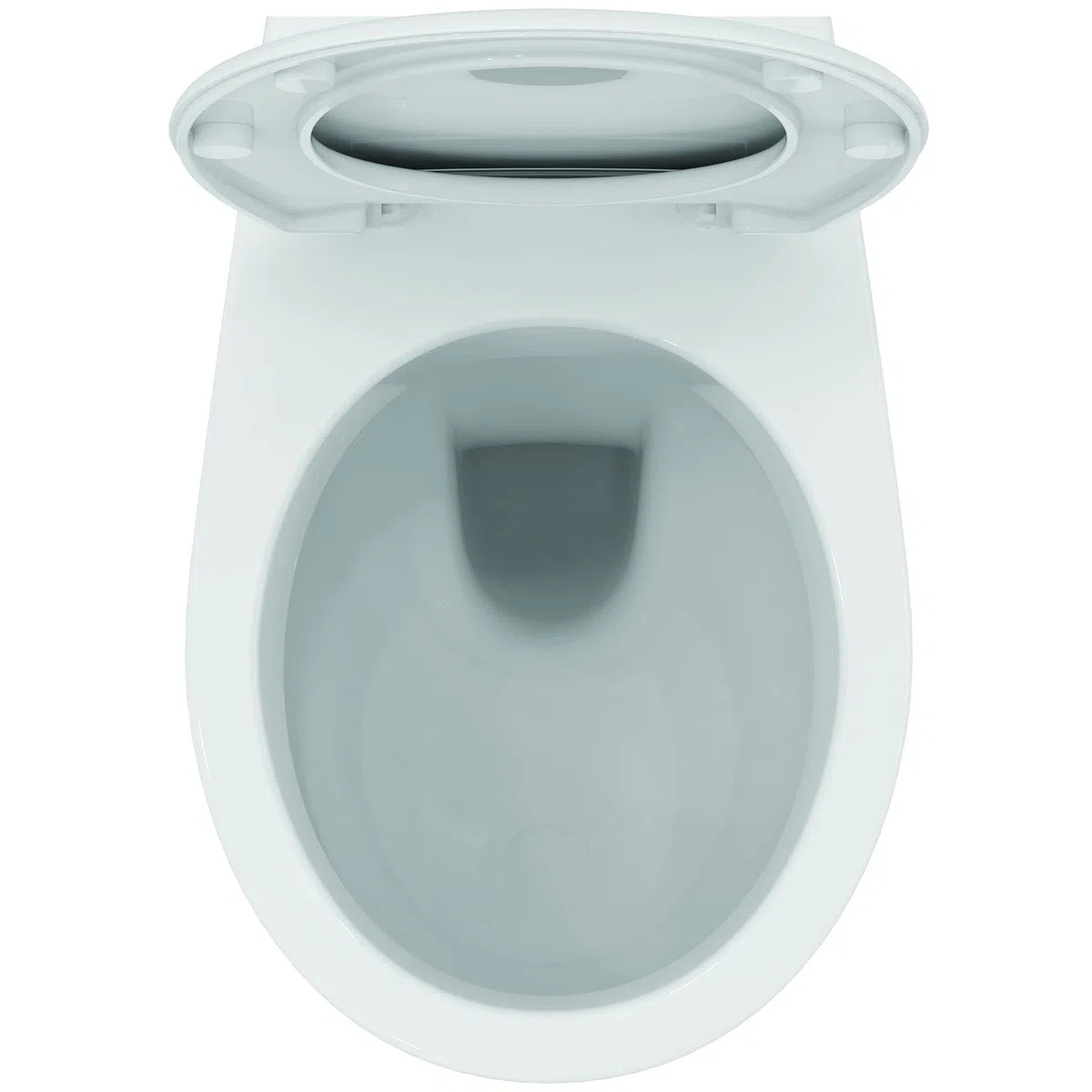 Ideal Standard Pack wc suspendu Astor 2 Cuvette wc avec Bride et Abattant Blanc Résistant Hygiéne Confort Installation Facile Certifié NF R034801