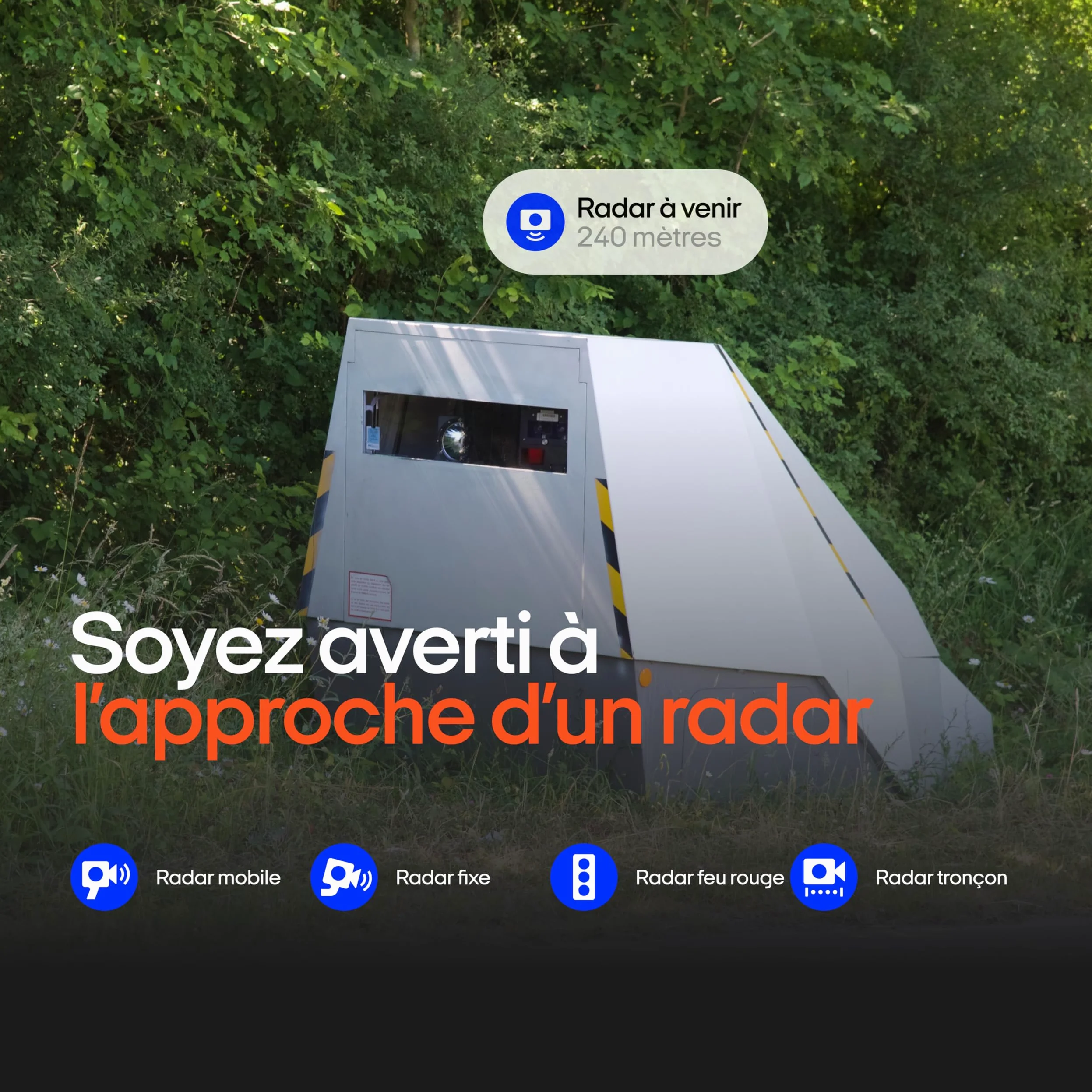 OOONO Co-Driver NO1 : avertisseur de radars et Dangers Routiers en Temps réel Via Application Gratuite | Signal Acoustique et indicateur LED | Noir | Activation Automatique | Lot de 1