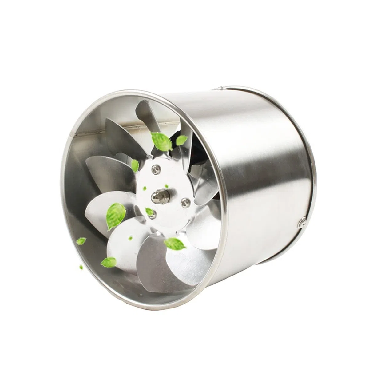 Souffleur de turbine ventilateur d'extraction en acier inoxydable tuyau de 4 pouces ventilateur de refroidissement à haute température(No cover)