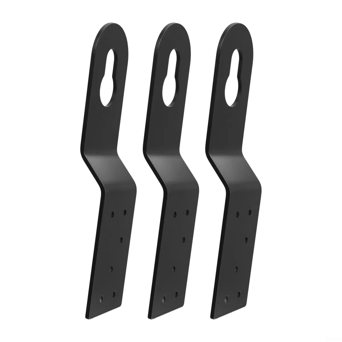 Lot de 3 clips d'attelage de sécurité de toit en aluminium - Système de protection contre les chutes - Matériel de montage robuste - Points d'ancrage de sécurité pour toit extérieur