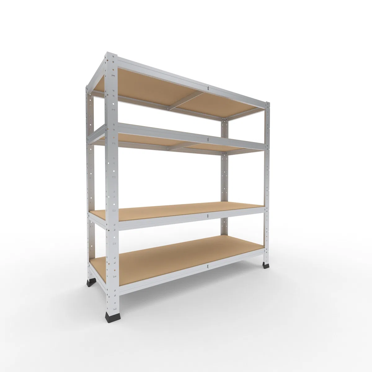 shelfplaza® 100x100x40cm Home Étagère Charge Lourde galvanisé/Etagere Metallique 4 Niveaux / 175kg capacité Charge/Etagere en Metal, étagères de Rangement & Etagere Rangement Garage Acier