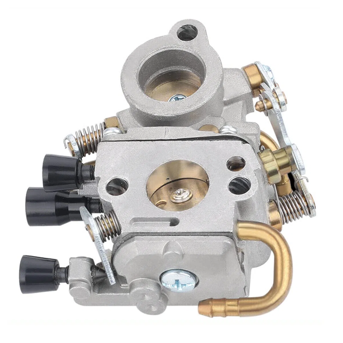 ZAMDOE Carburateur pour Sthil TS420 TS410 TS410Z TS420Z scie à béton, remplace # C1Q-S118 4238-120-0600, avec filtre à air 4238 140 1800 + conduite de carburant + bougie d'allumage