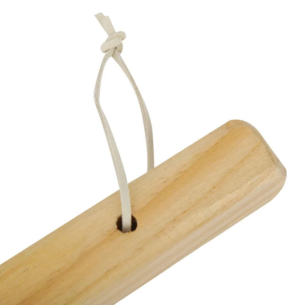 Cuillère de sauna, en bois avec poignée confortable et surface lisse, portable pour servir le thé et créer de la vapeur dans les saunas familiaux.