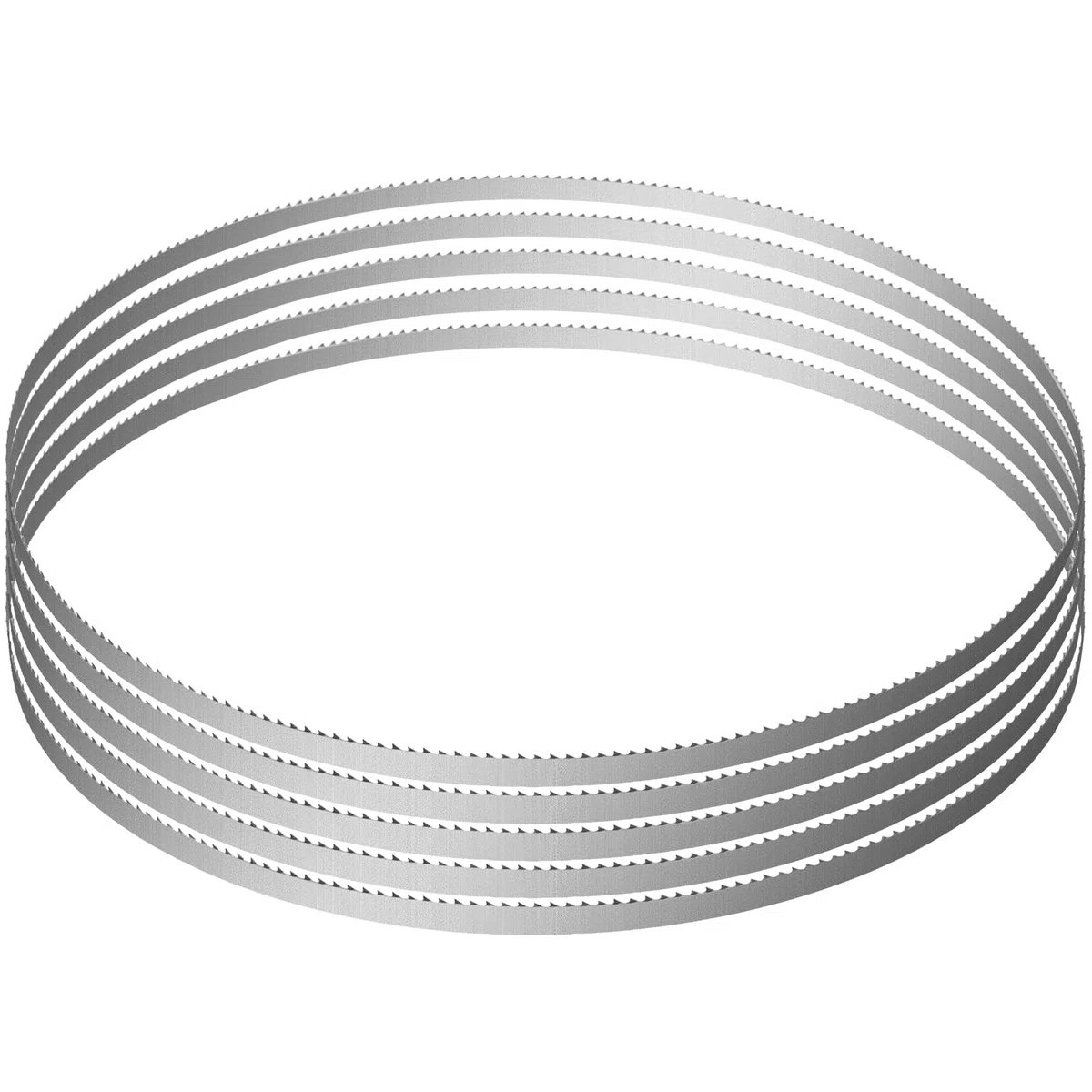 VEVOR Lot de 5 Lames de Scie à Ruban 1650x16x0,56 mm Lame de Scie à Os en Acier au Carbone Résistant Denture Tranchante Accessoire de Rechange pour Scie à Os de Boucher Couper Viande Congelé Os Épais