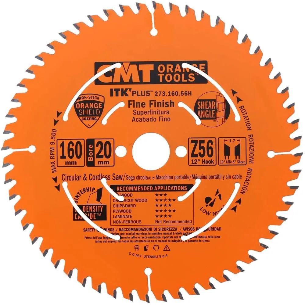 CMT 273.160.56H LAME CIRCULAIRE ITK PLUS HW 160X1,8X20(+16) Z=56 ATB+S