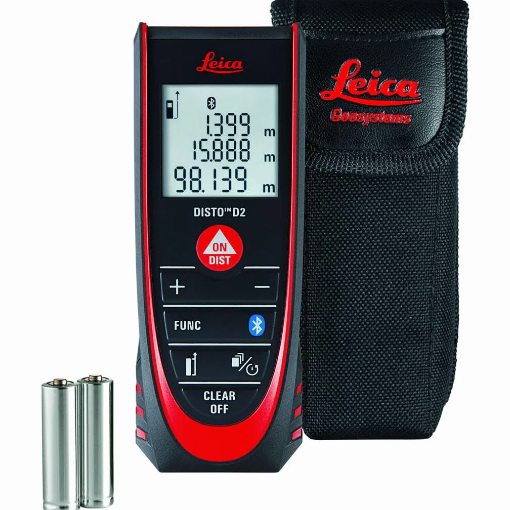 Leica – lasermètre Vert avec NFC et Bluetooth (Utilisation d'’Une Application), Embout Rabattable et capteur d'’Inclinaison, pour Les mesures dans des environnements très Lumineux