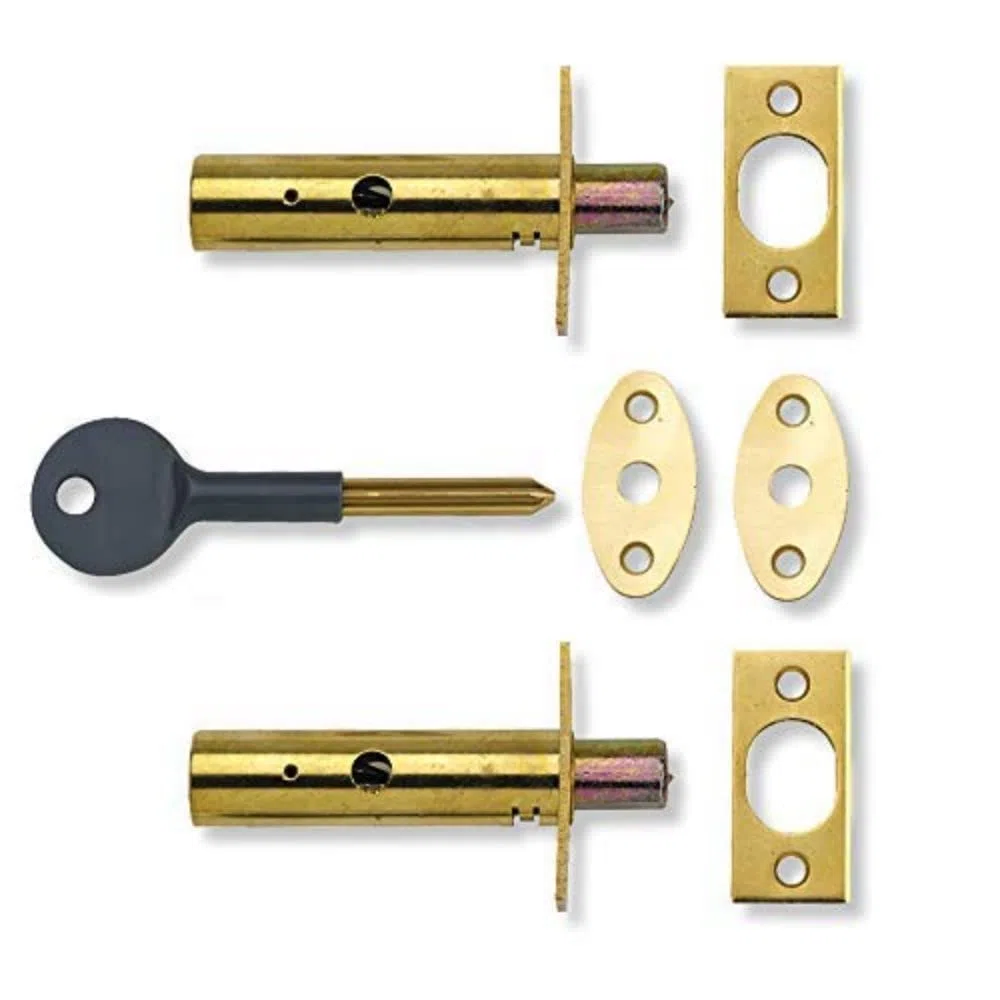 Yale Locks P2PM444PB Ergot de sécurité Laiton Visi Lot de 2 (Import Grande Bretagne)