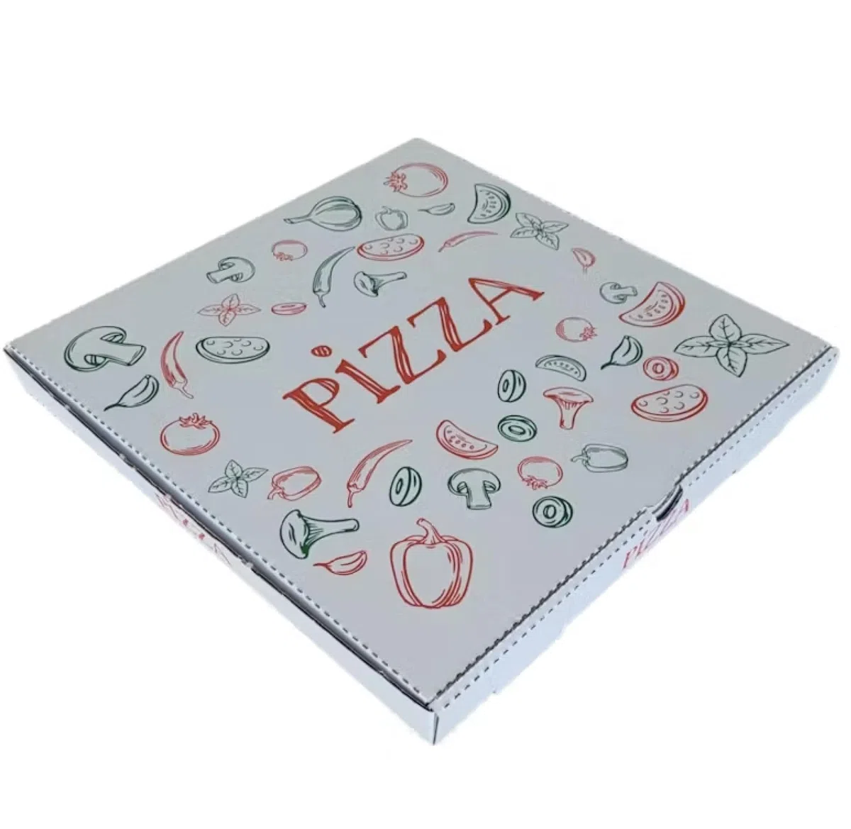 METRO Professional Boîtes à Pizza, 31 x 31 x 3,5 cm, Lot de 100, Carton Premium