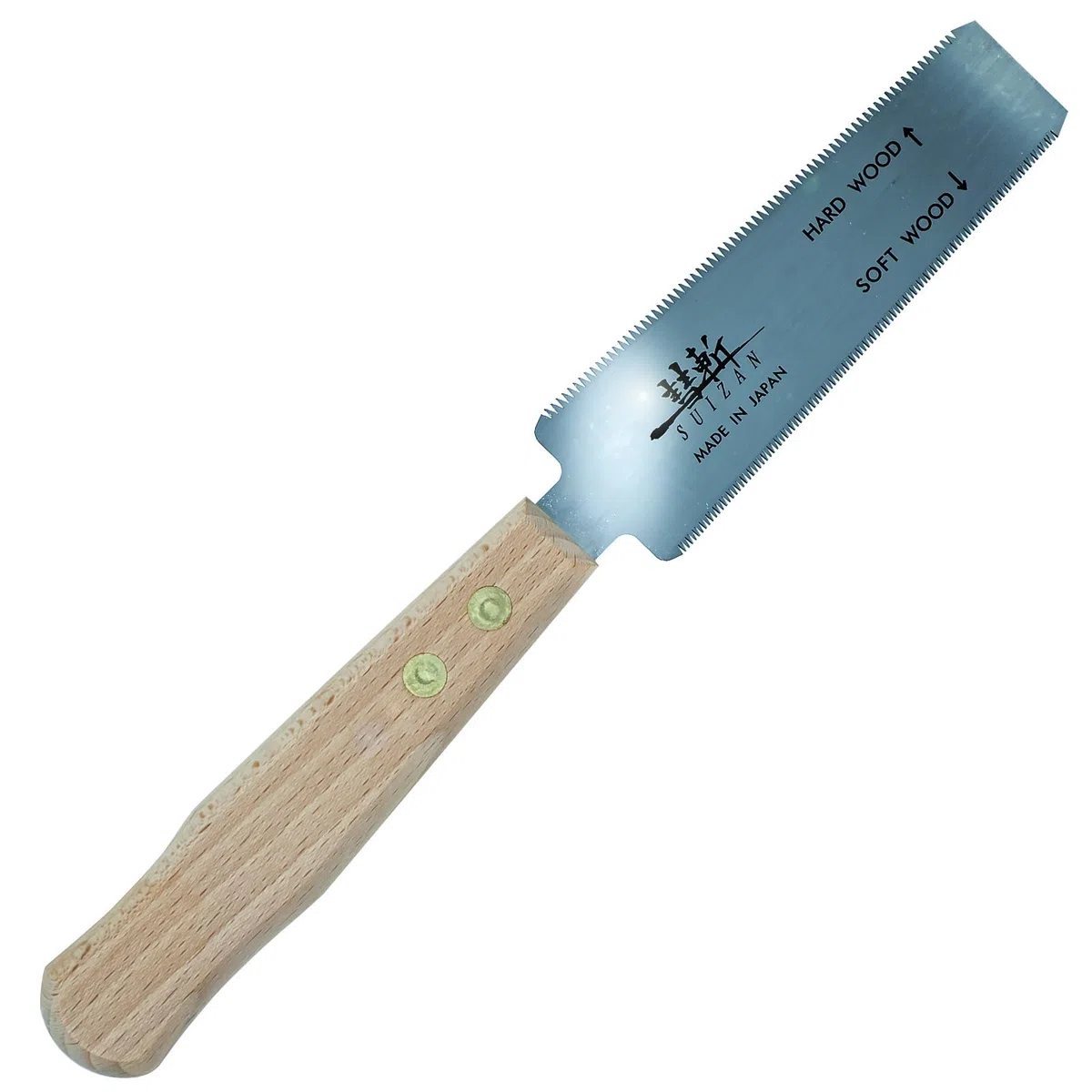 SUIZAN Scie à main japonaise à coupe affleurante 120mm pour bois dur et bois tendre