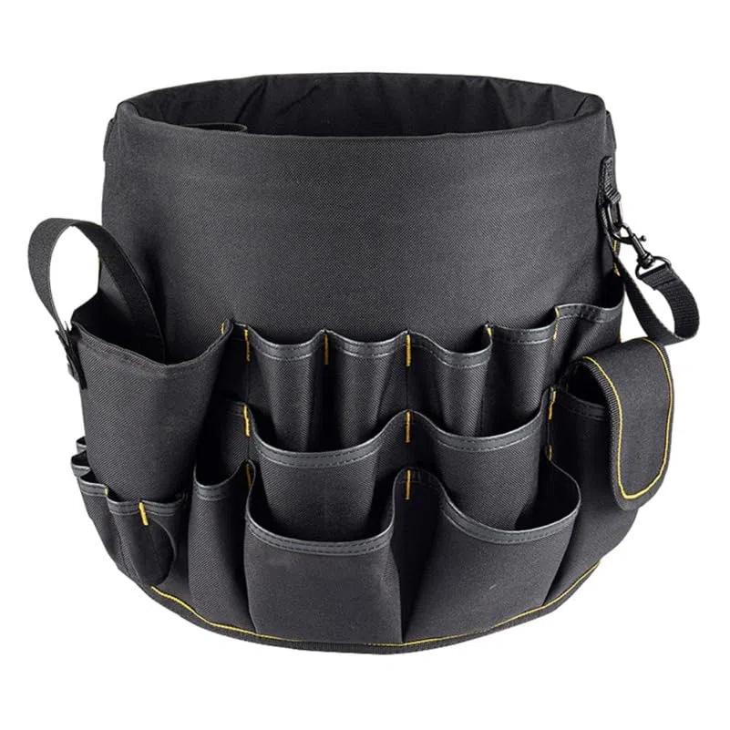 DOITOOL Sacoche à Outils pour Seau - Organisateur Multi-Poches | Convient aux Seaux, Tissu Résistant à l'Usure, Nombreuses Poches Extérieures, Accès Rapide, Idéal Jardinage et Bricolage