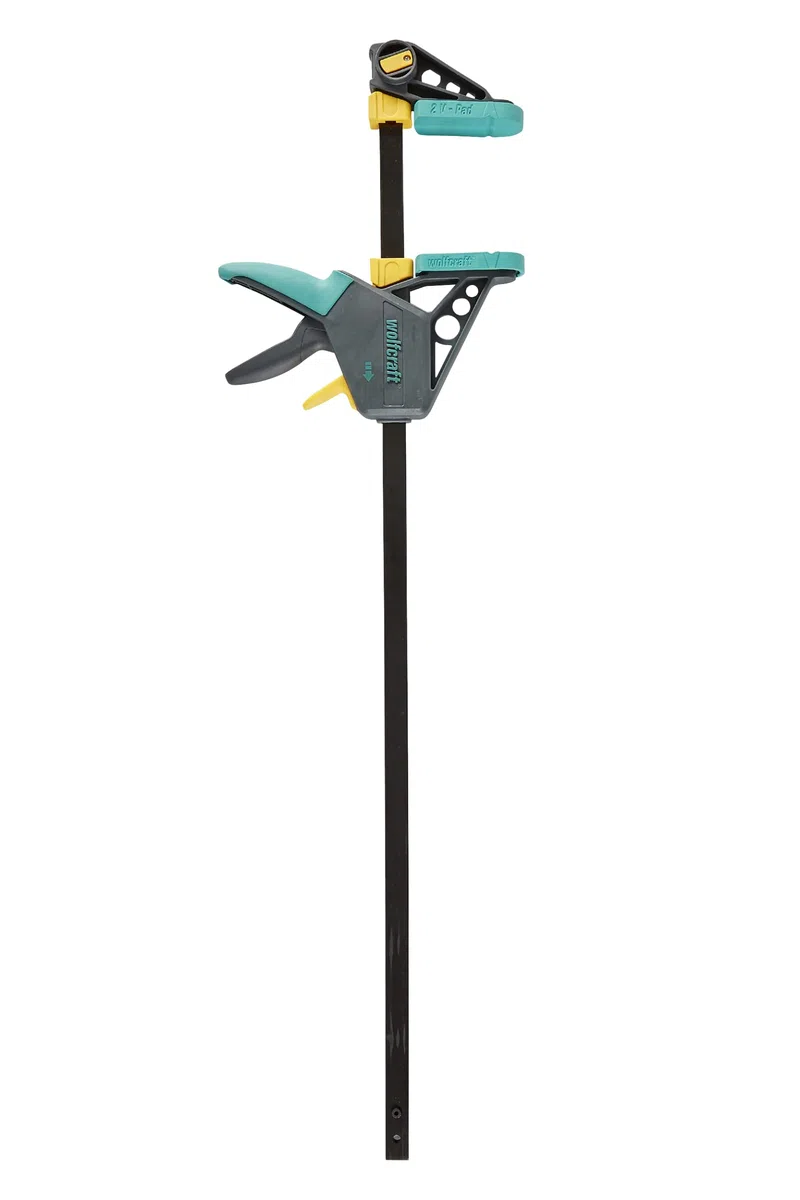 wolfcraft Serre-Joint à une Main EHZ PRO - Saillie 100 mm, 700 mm
