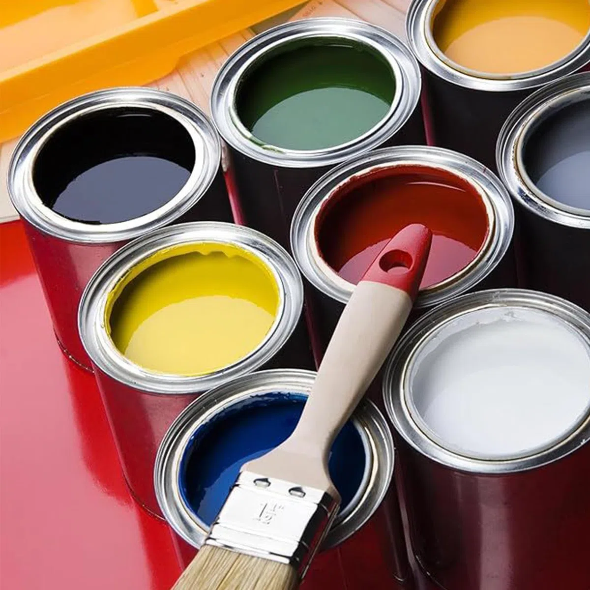 Paquet De 12 Pots De Peinture Vides Avec Couvercles, Seaux De Peinture Sans Doublure De 500 Ml, Conteneurs De Stockage De Peinture En Vrac, Pour Le Stockage, La Peinture