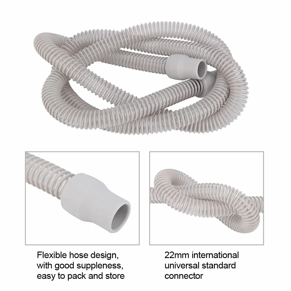 Tube CPAP, Protection de tuyau CPAP, 1.8m Universel Tuyau Plastique pour CPAP Tuyau pour Respirateur Ventilateur pour Machine Respiratoire Accessoires