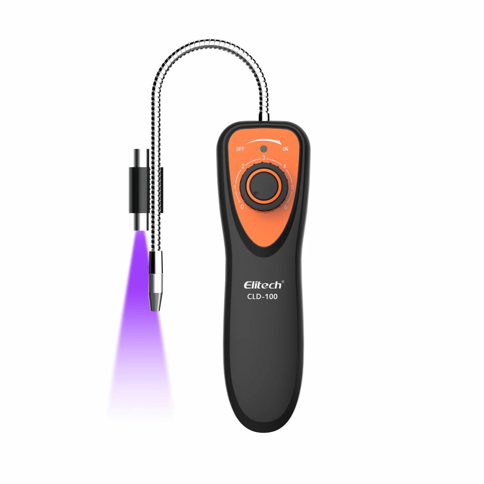Elitech Détecteur de Fuite de Gaz Réfrigérant HVAC avec Lamp UV, Détecteur de Fuite Climatisation CVC pour R32 R134A R410A Détection de Freon