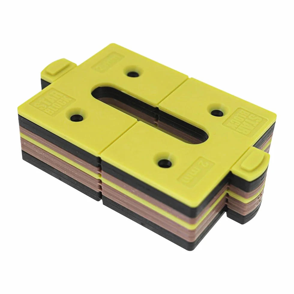 Starblock - Cales lambourdes pour terrasse | Assortiment de 120 cales pour 3 hauteurs : 2/3 et 5 mm