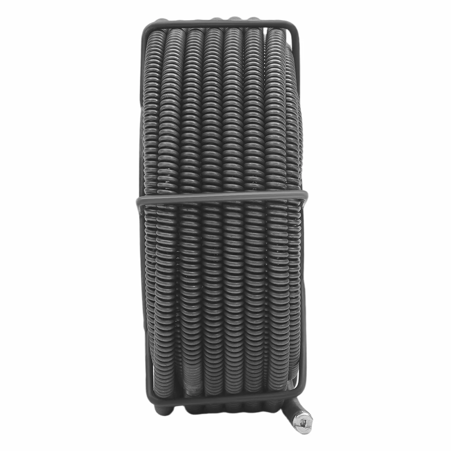 Spirale de nettoyage de tuyaux Ø 16 mm + 20 m, spirale à ressort, déboucheur de canalisations avec support de rangement, pour débarrasser les canalisations