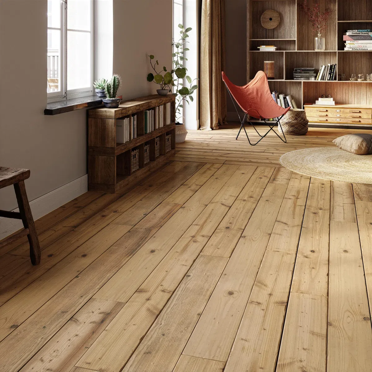 V33 Huile parquet bois naturel, Incolore Mat 0,75L | Toutes essences de bois, Résiste à l'eau et aux taches