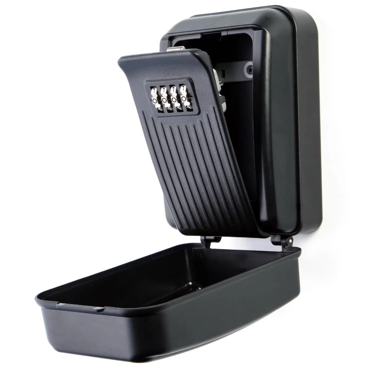 Rhino Lock Secure Key Plus Coffre-fort à combinaison – Coffre-fort mural pour clés d'extérieur – Grand espace de rangement interne pour clés de maison ou de bureau avec serrure solide à 4 chiffres