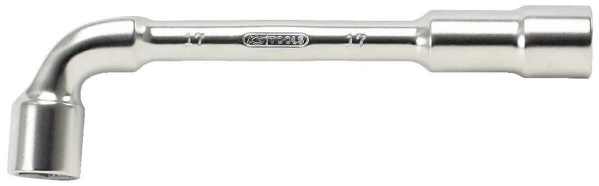 KS Tools - 517.0430 - Clé à pipe débouchée - 30 mm - 6 pans - Finition chromée - Chrome vanadium