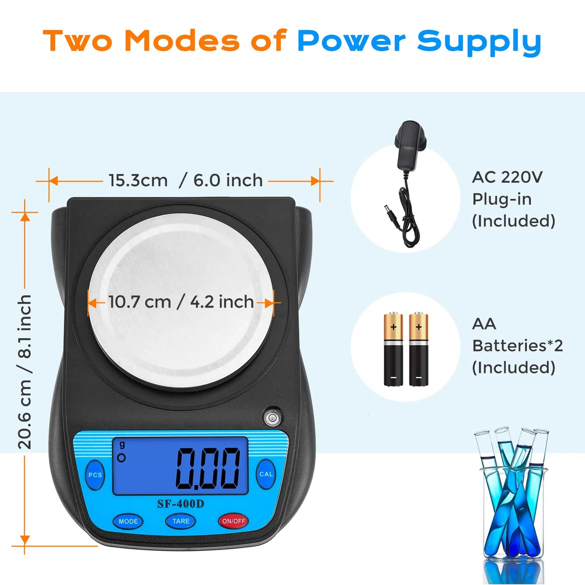 Bonvoisin Balance de Laboratoire Numérique 600g x 0.01g Balance Électronique de Précision Affichage LCD Balance de Bijoux Scientifique 0.01g