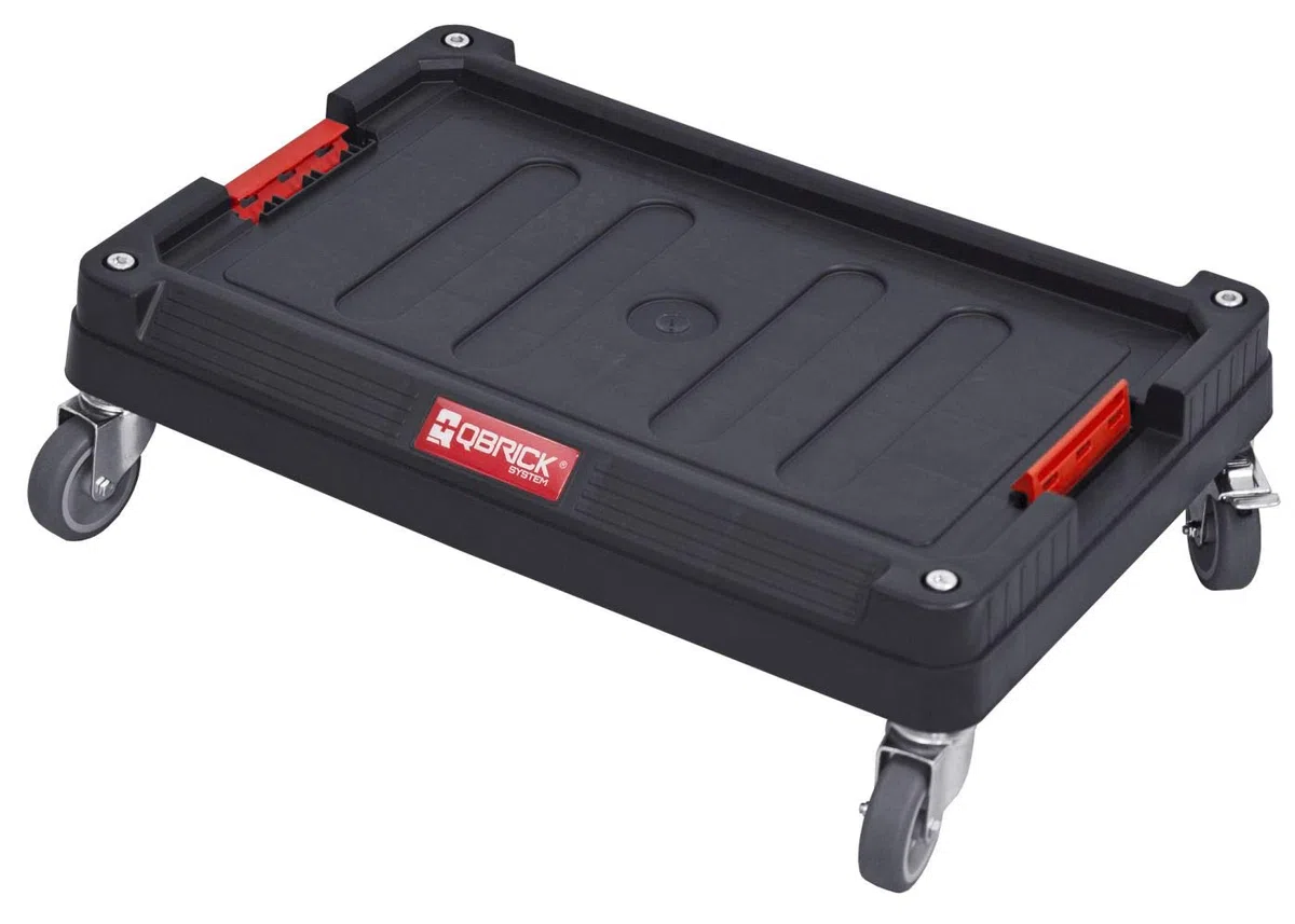 Qbrick System Chariot à outils XL avec de nombreux accessoires Dimensions (l x p x h) : 53 x 38 x 98 cm