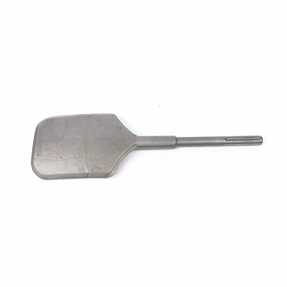 Burin Bêche SDS Max 130 x 400 mm en Acier Forgé, Pelle à Argile Large pour Marteau de Démolition, Idéal pour Creuser Sols Durs, Jardinage et Tranchées