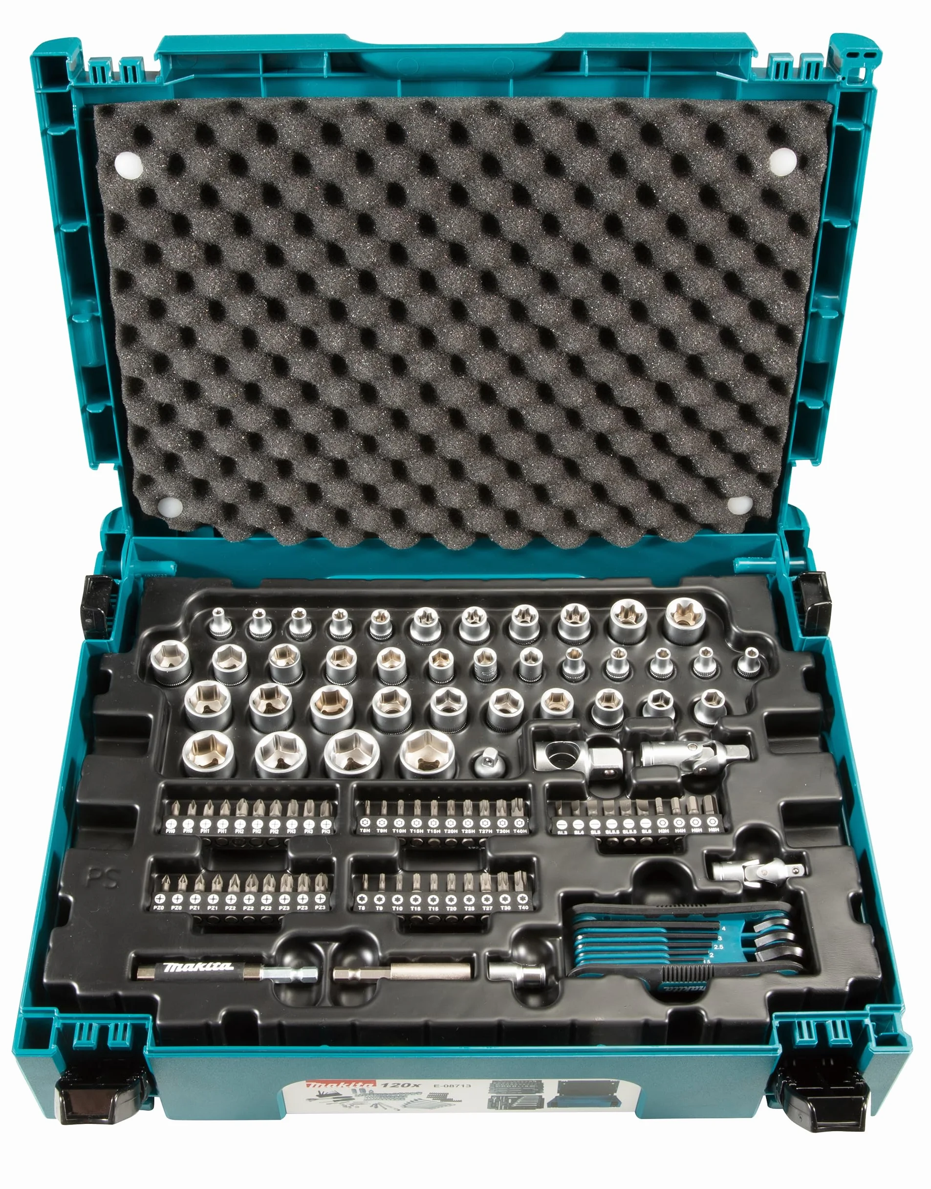 COFFRET MAKPAC OUTILLAGE À MAIN 120 PCS MAKITA - E08713
